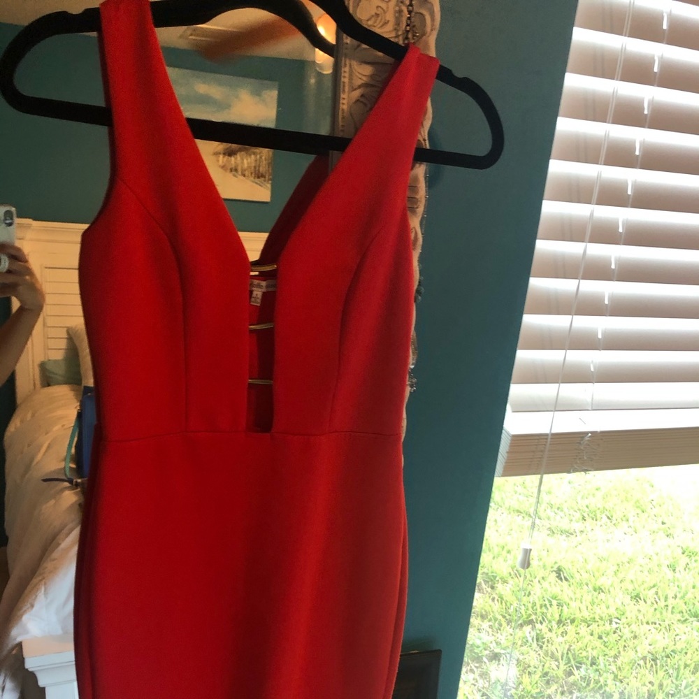 Red dress